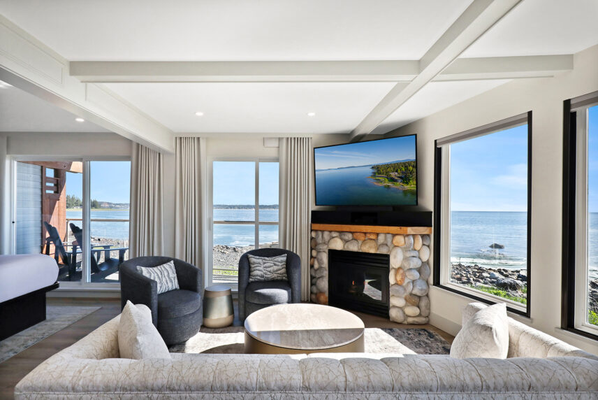 Junior Penthouse Suite PH3 at Kingfisher Pacific Resort and Spa on Vancouver Island