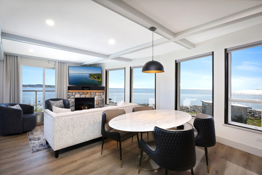 Junior Penthouse Suite PH3 at Kingfisher Pacific Resort and Spa on Vancouver Island