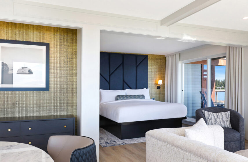 Junior Penthouse Suite PH3 at Kingfisher Pacific Resort and Spa on Vancouver Island