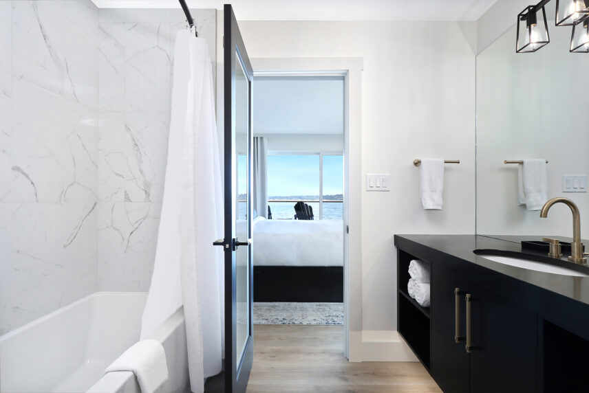 Junior Penthouse Suite PH3 at Kingfisher Pacific Resort and Spa on Vancouver Island